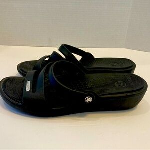 Crocs Patricia Low Wedge Slip on Shoe